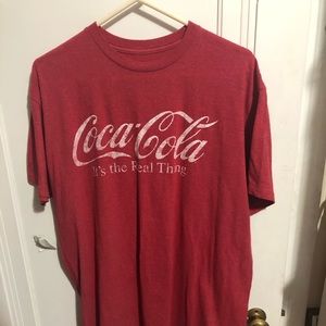 WE LOVE FINE COCA COLA T SHIRT XL